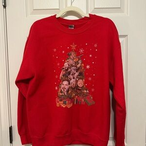 UNISEX Post Malone Christmas Tree Crewnexk Sweatshirt